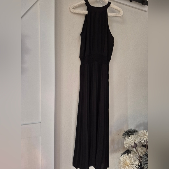PrettyGarden Dresses & Skirts - Pretty Garden- Elegant Black Pleated Maxi Dress. NWT!